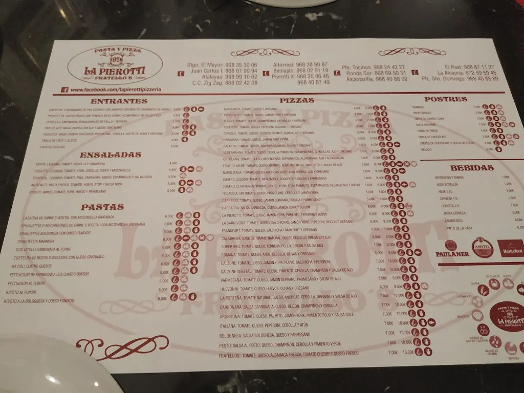 Menu_La Pierotti Pizzería - Alcantarilla_Alcantarilla_image_2
