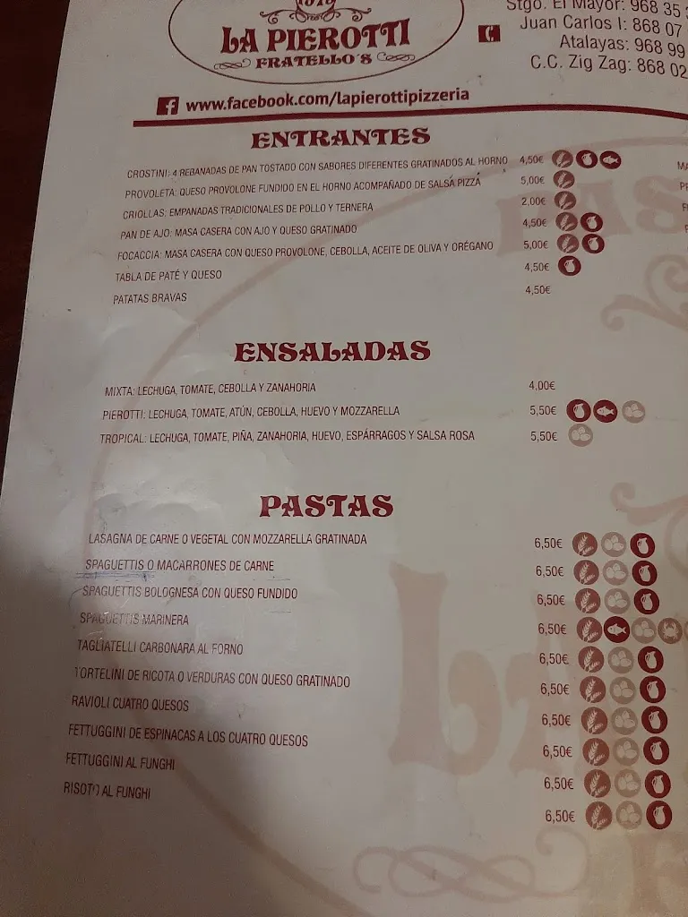 Menu_La Pierotti Pizzería - Alcantarilla_Alcantarilla_image_3