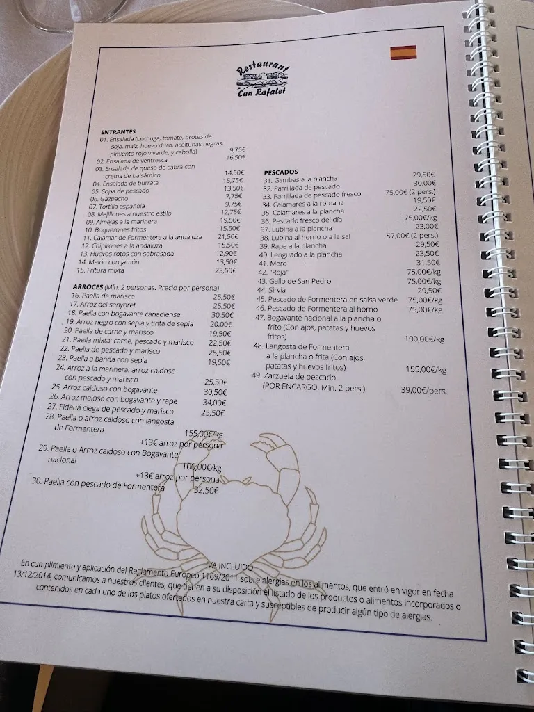 Menu_Restaurant Can Rafalet_Rafal_image_4