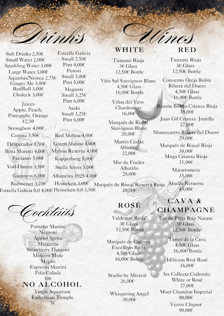 Menu_Aquarium La Manga Club Resort_Atamaría_image_3