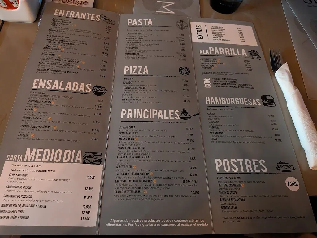 Menu_Si Bar & Restaurant_Atamaría_image_2