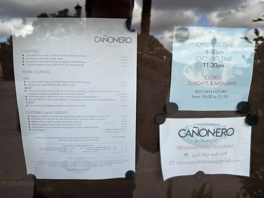 Menu_Restaurante Cañonero_Atamaría_immagine_1