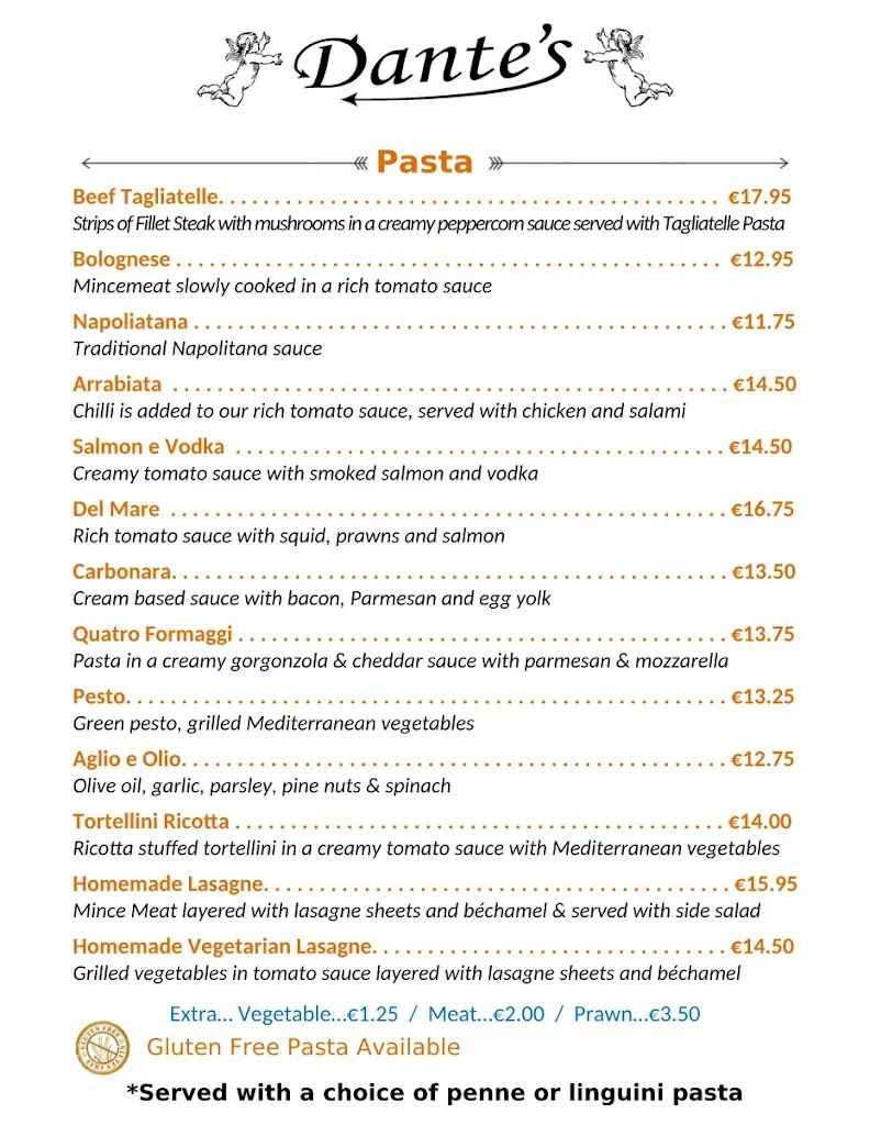 Menu_Dante's Pizzeria Steak-House_Atamaría_image_1