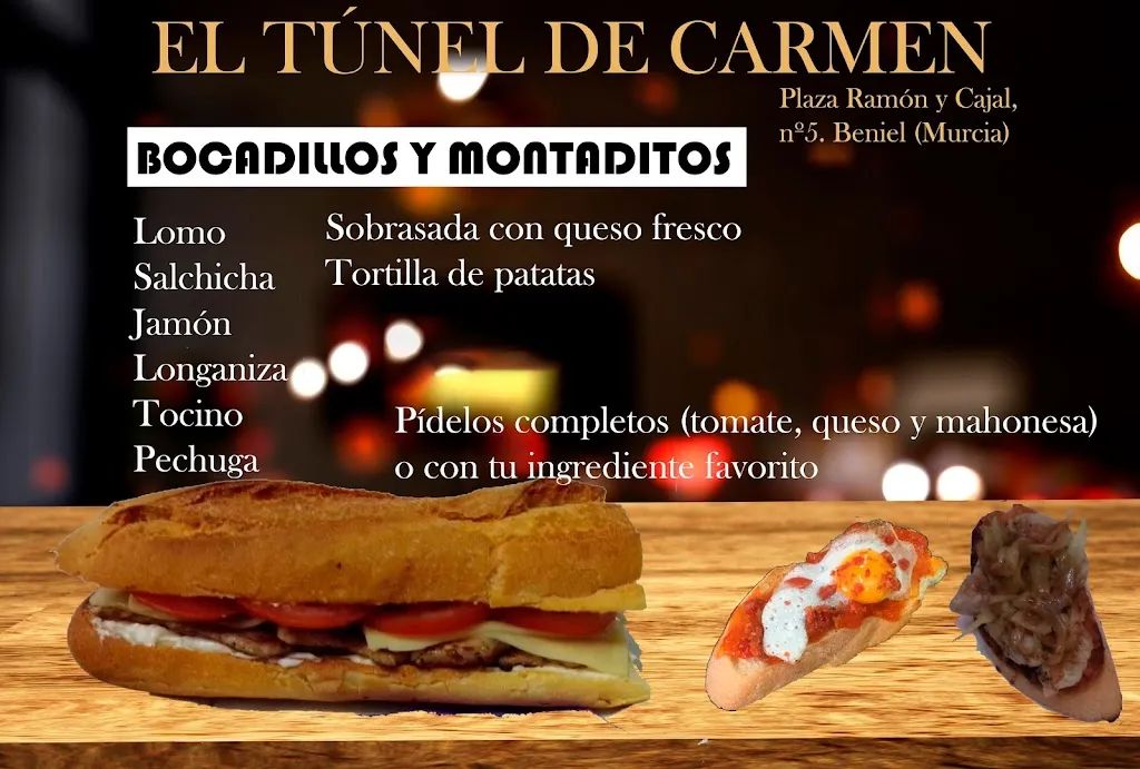Menu_El Túnel de Carmen_Beniel_image_1