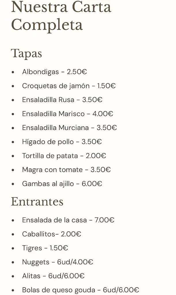 Menu_Buen Rollo🤟🏻bar_Beniel_immagine_2