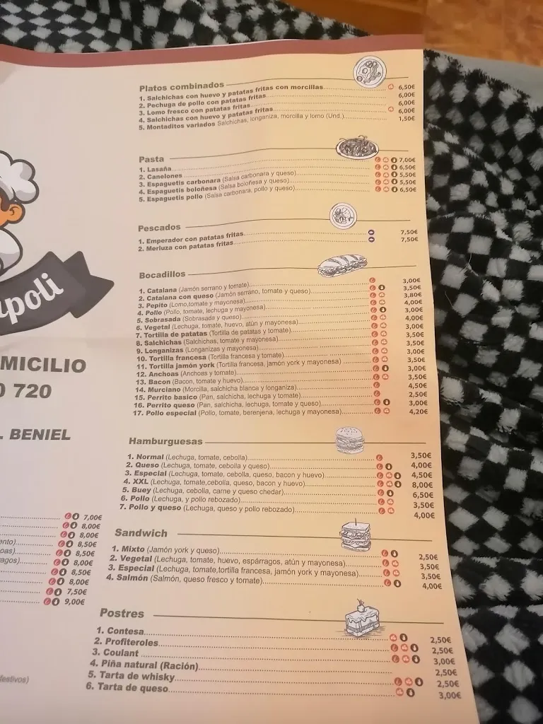 Menu_Pizzería Gran Napoli_Beniel_image_2