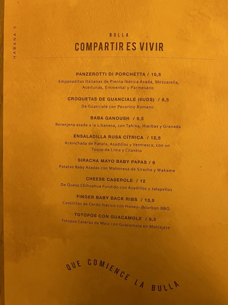 Menu_Bulla Madrid_Bullas_image_1