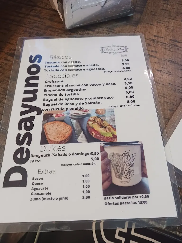 Menu_Santa y pura Vegan Bar_Sagra_image_4