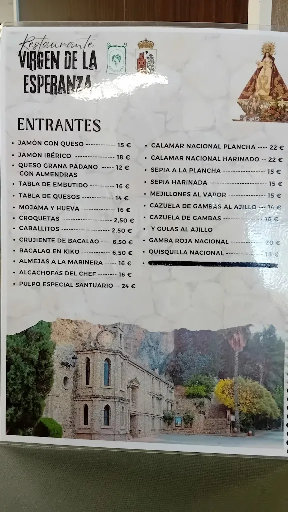 Menu_Restaurante Santuario Virgen de la Esperanza_Calasparra_image_1