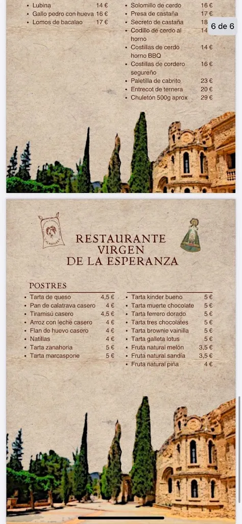 Menu_Restaurante Santuario Virgen de la Esperanza_Calasparra_image_3