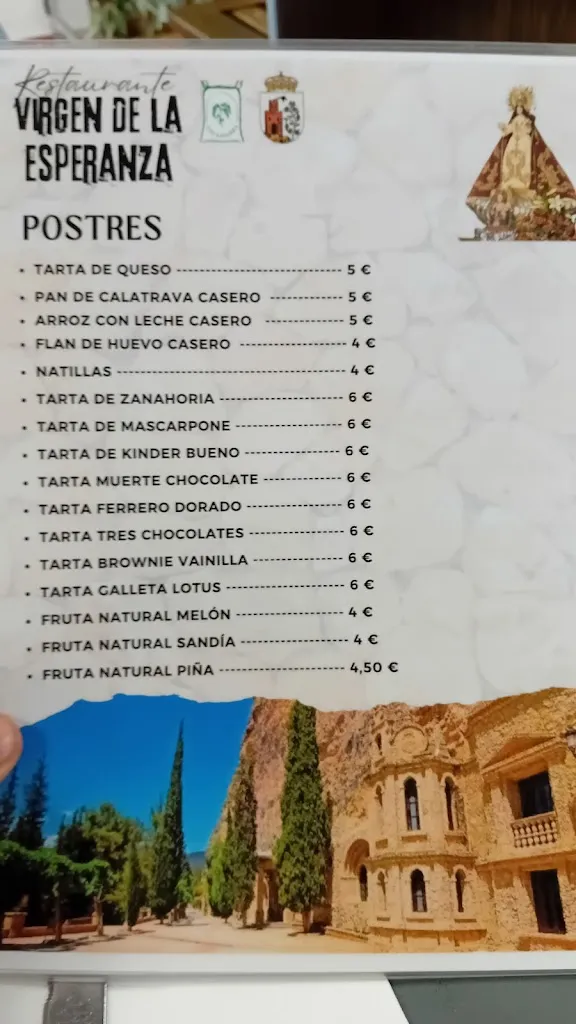 Menu_Restaurante Santuario Virgen de la Esperanza_Calasparra_image_4