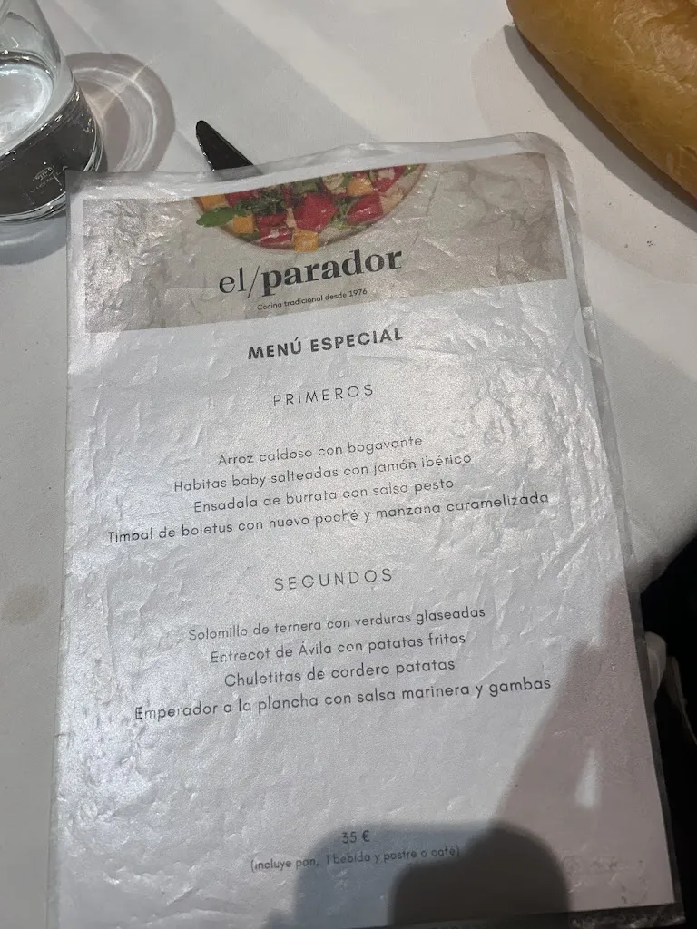 Menu_Cervecería Restaurante El Parador_Sagra_immagine_2