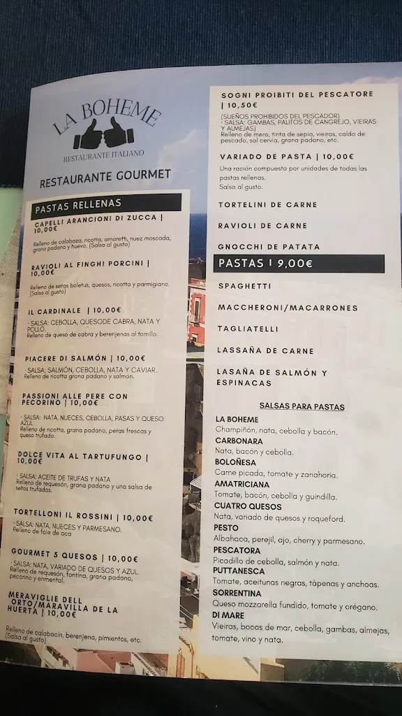 Menu_Restaurante La Boheme_Archena_image_1