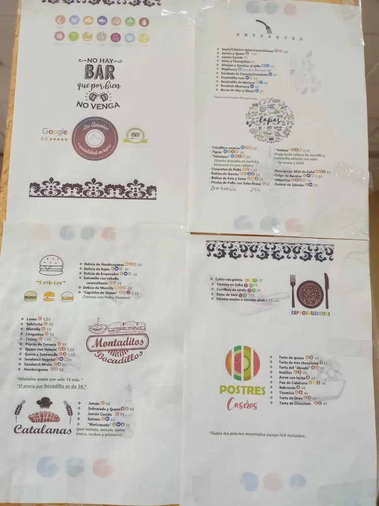 Menu_RESTAURANTE LOS SARANGOS_Archena_image_1