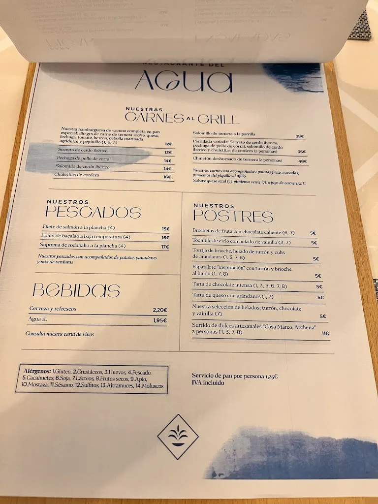 Menu_El Agua Restaurant_Archena_immagine_1