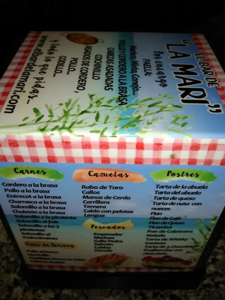 Menu_El Bar de la Mari_Archena_image_3