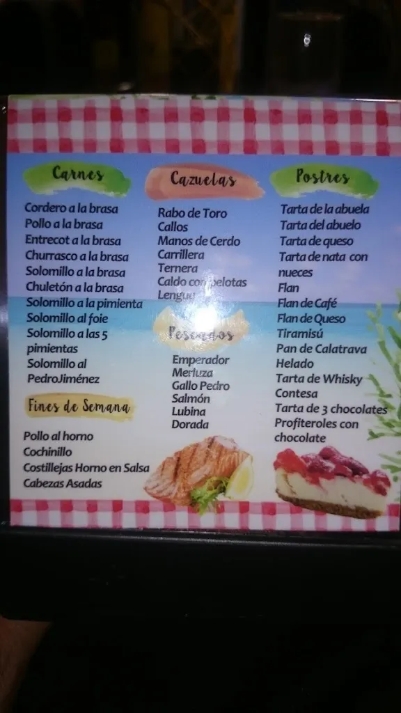 Menu_El Bar de la Mari_Archena_image_4