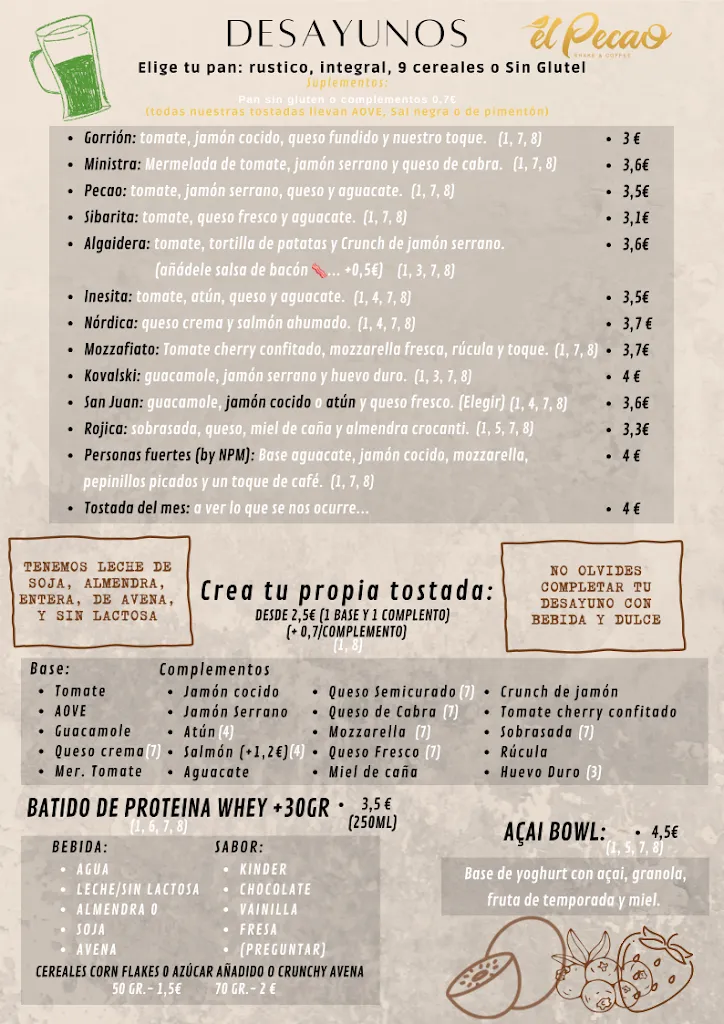 Menu_Pecao Shake & Coffe_Archena_image_1