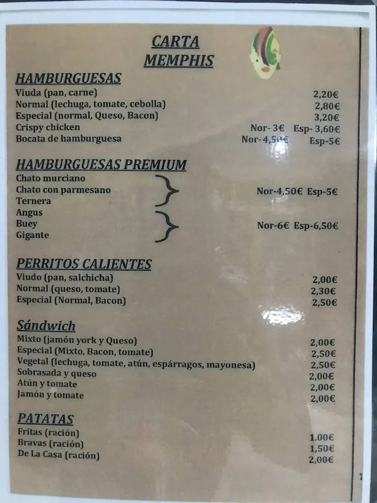 Menu_Hamburguesería Memphis_Archena_image_3