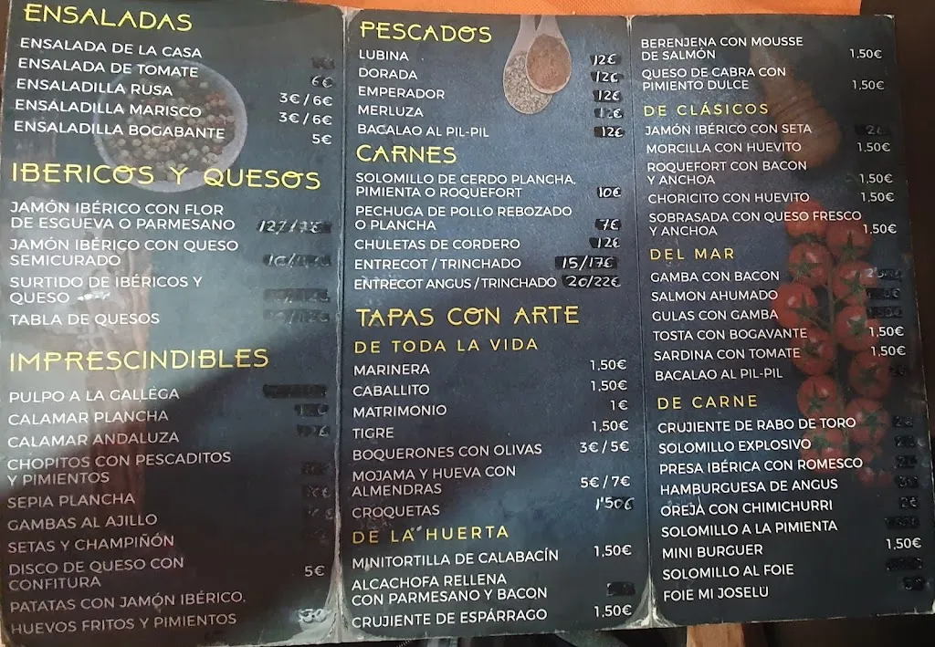 Menu_La Taberna de Laso_Archena_image_1