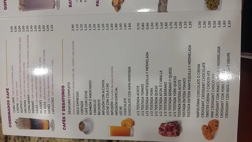 Menu_Cafetería&heladería Enrique Rech_Archena_immagine_3