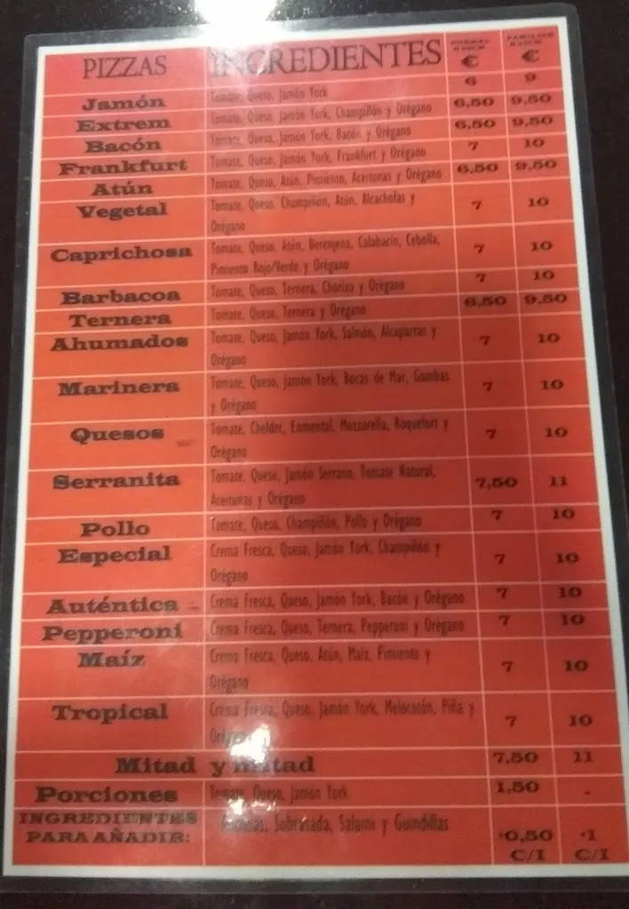 Menu_Pizzería Extreme_Archena_image_2