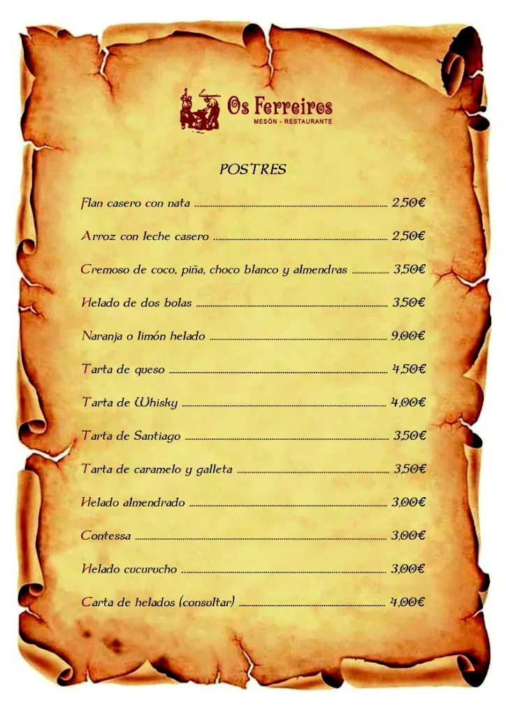 Menu_Restaurante Os Ferreiros_Boiro_image_4