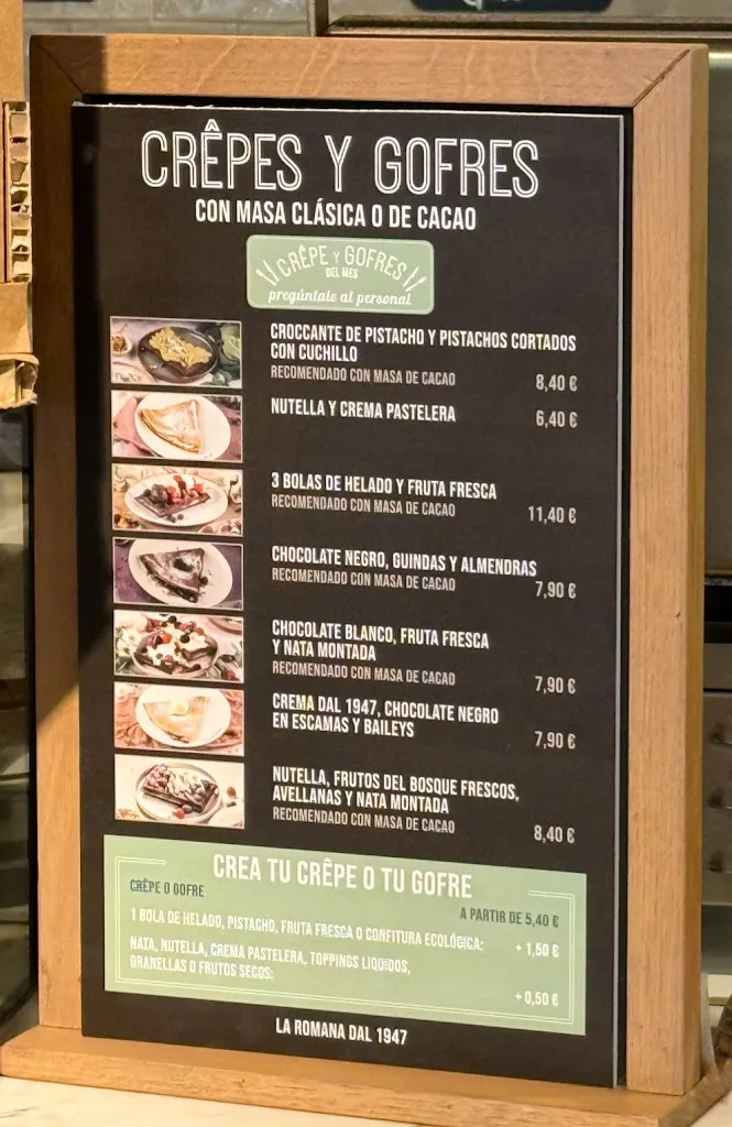 Menu_Gelateria La Romana dal 1947_Romana la_immagine_2