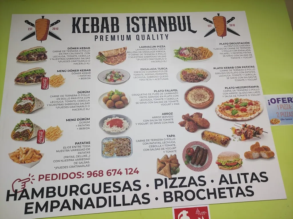 Menu_Doner Kebab Istambul_Archena_image_1