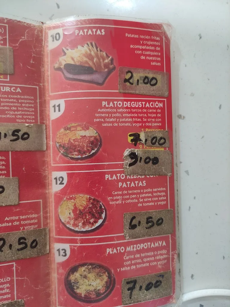 Menu_Doner Kebab Istambul_Archena_image_2