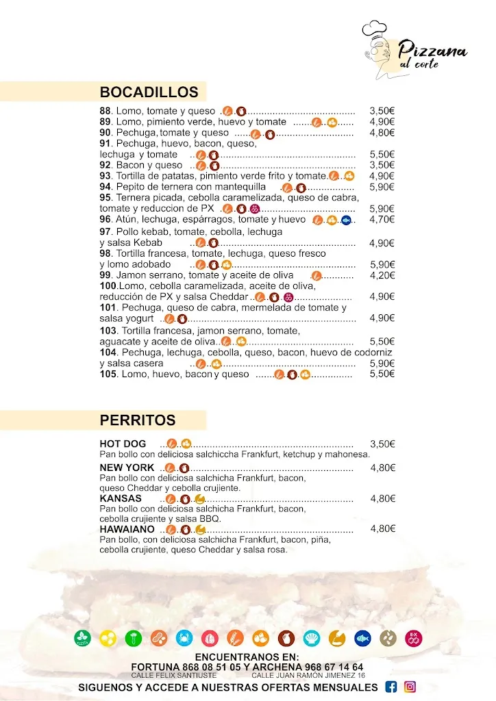 Menu_PIZZANA ARCHENA_Archena_image_3