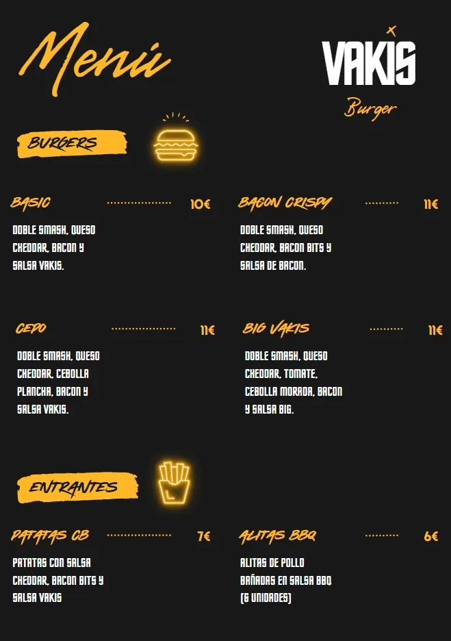 Vakis Burger restaurant in Archena