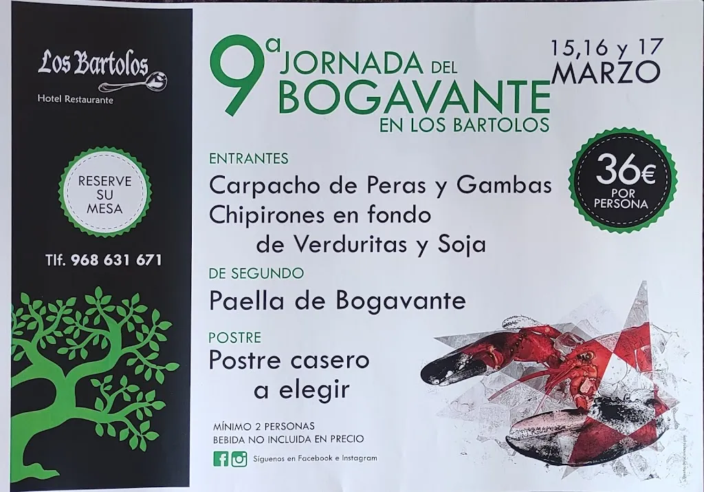 Menu_Restaurante Los Bartolos_Alhama de Murcia_image_1