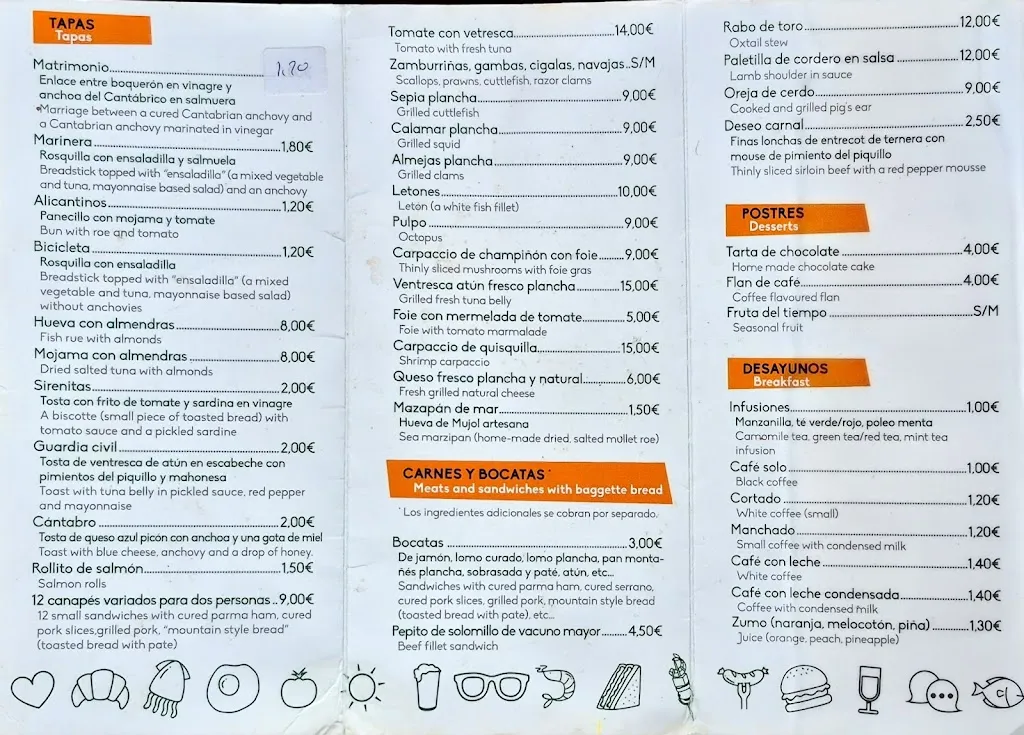 Menu_Cerveceria el rincon_Alhama de Murcia_image_1