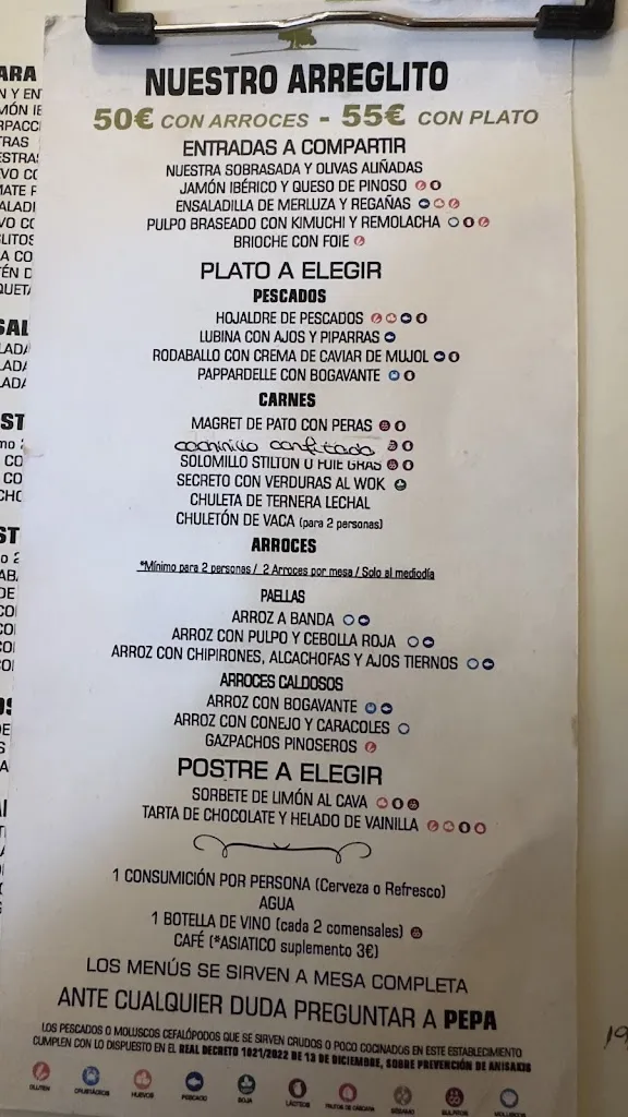 Menu_Restaurant El Racó Pere i Pepa_Pinós el/Pinoso_image_2