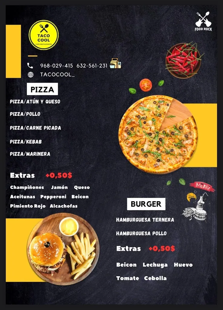 Menu_Restaurante TACOCOOL_Alhama de Murcia_immagine_1