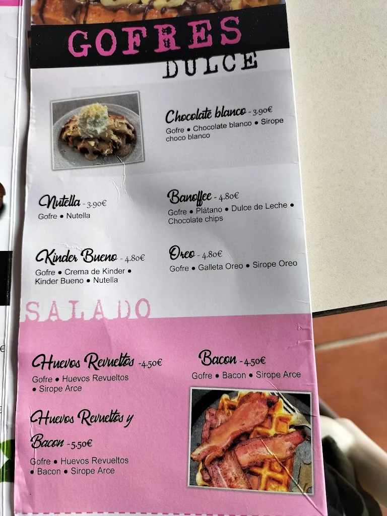 Menu_G's American Diner_Alhama de Murcia_image_4