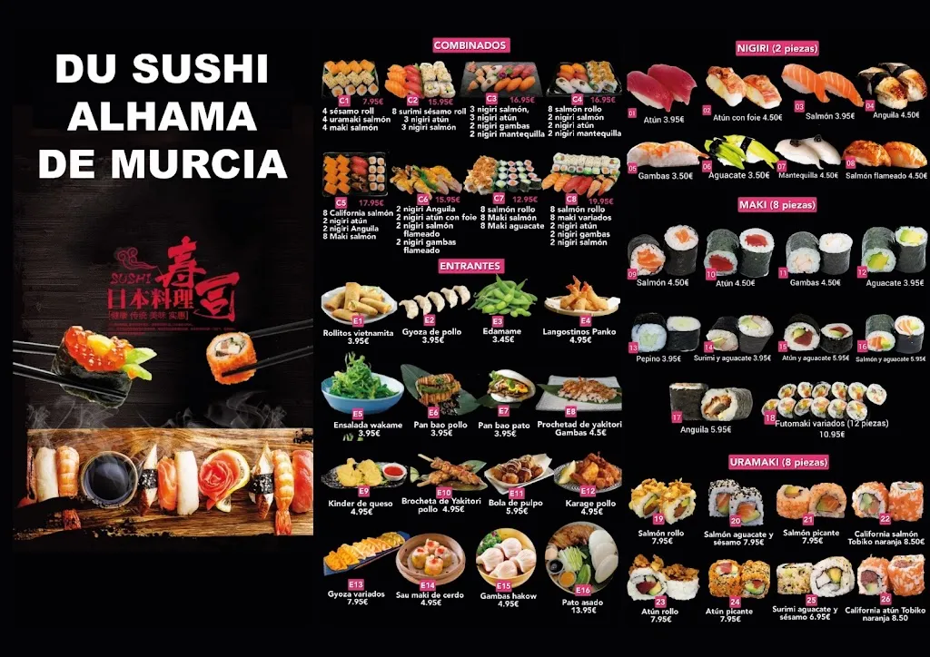 Menu_Du Sushi Alhama_Alhama de Murcia_image_2