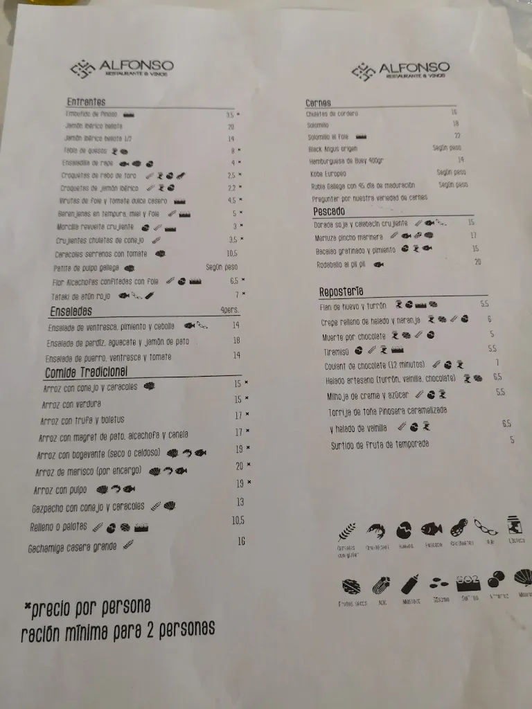 Menu_Alfonso Restaurante_Pinós el/Pinoso_image_2