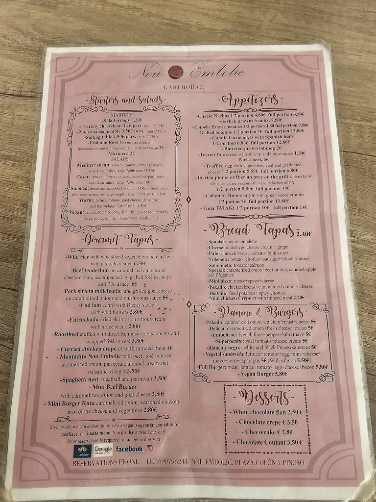 Menu_nou embolic_Pinós el/Pinoso_image_3