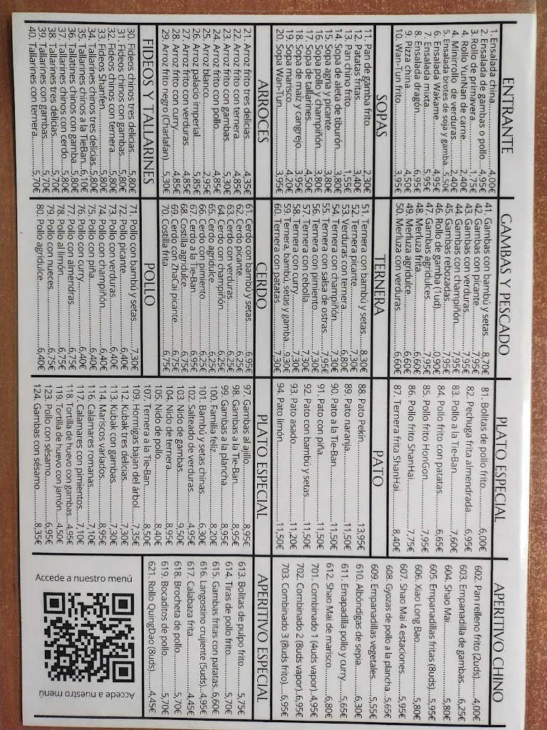 Menu_RESTAURANTE CHINO Dragon De Oro._Ceuti_image_1