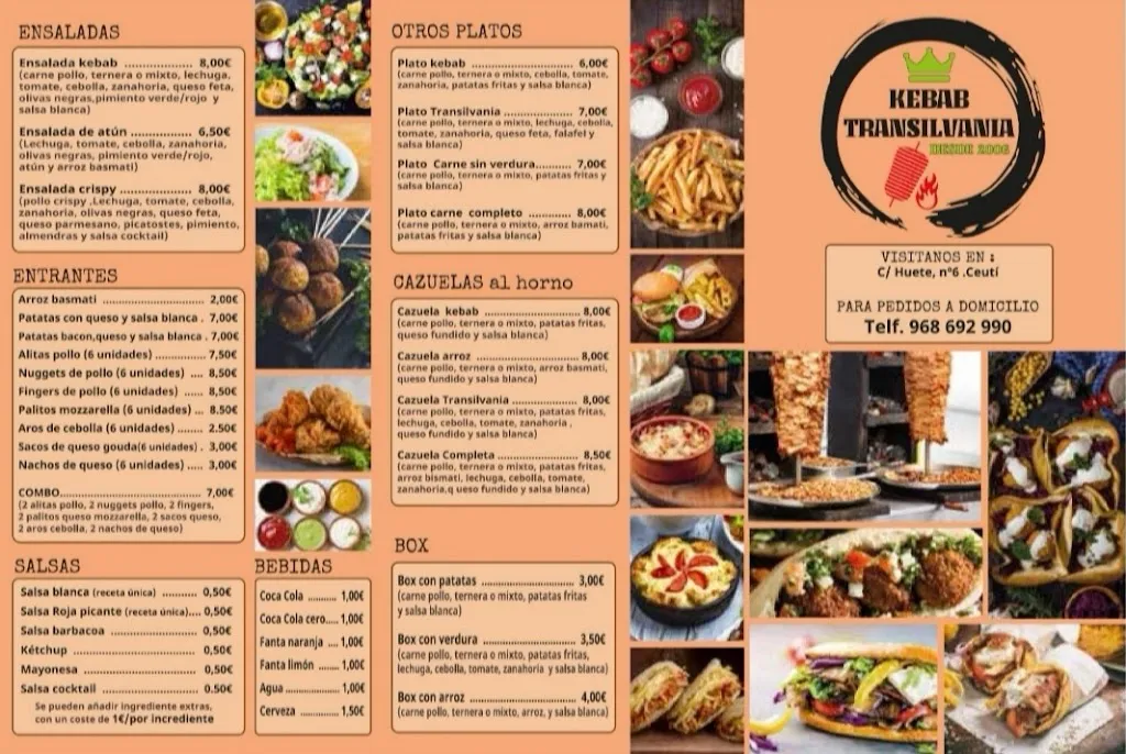 Menu_Kebab Transilvania 