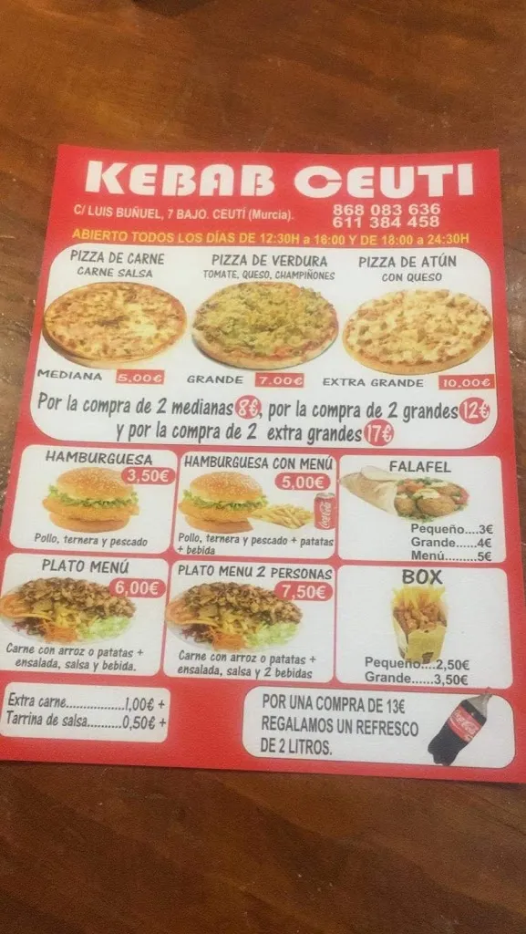Menu_Kebab Ceutí _Ceuti_image_1