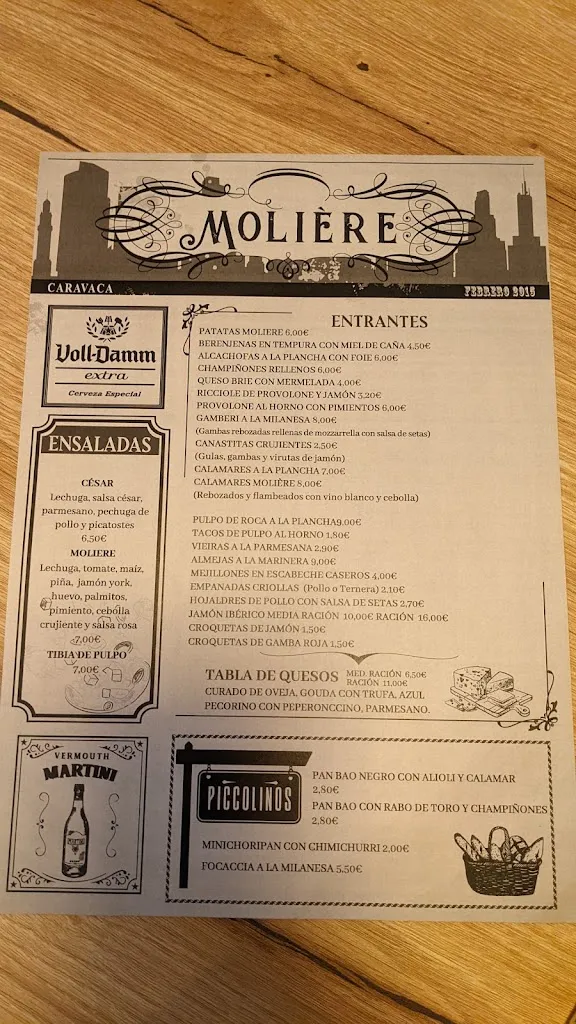 Menu_Bar Restaurante Moliere_Caravaca_image_2