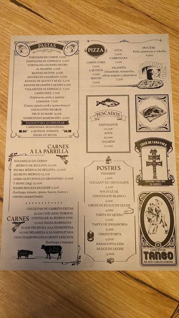 Menu_Bar Restaurante Moliere_Caravaca_image_3