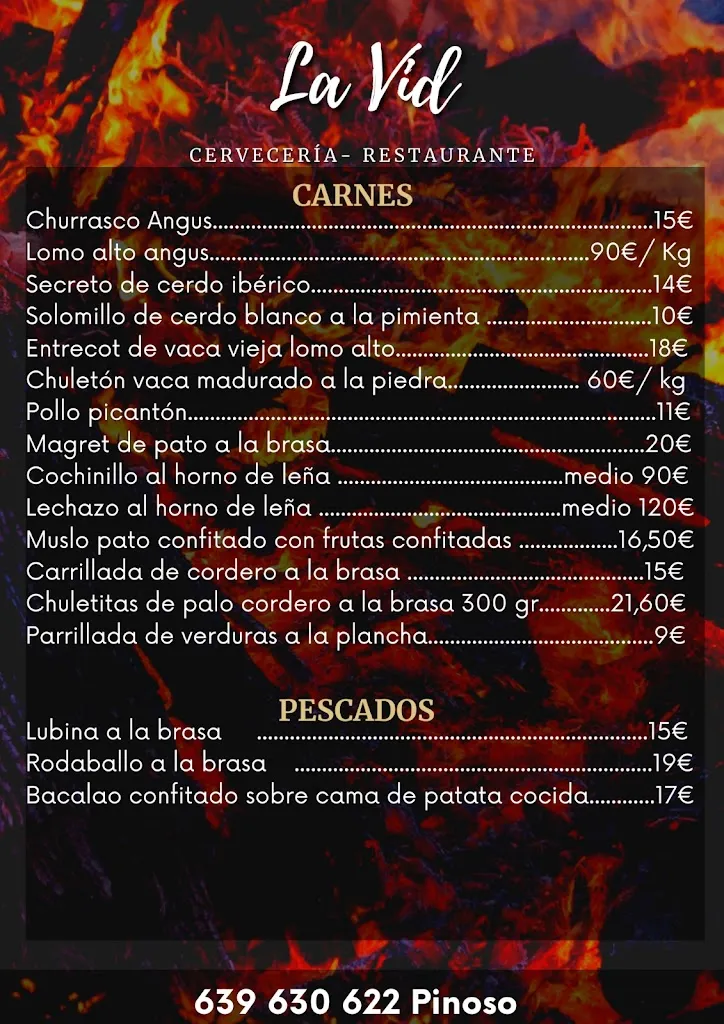 Menu_Restaurante La vid_Pinós el/Pinoso_image_1