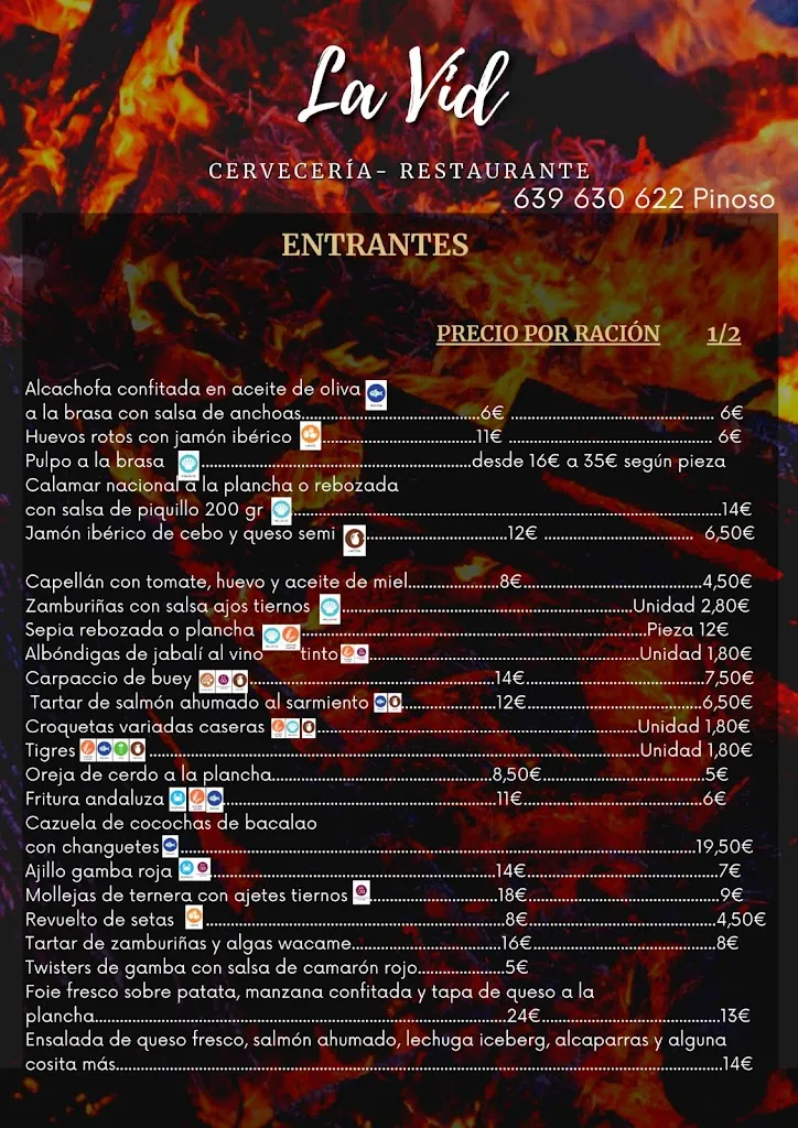 Menu_Restaurante La vid_Pinós el/Pinoso_image_2