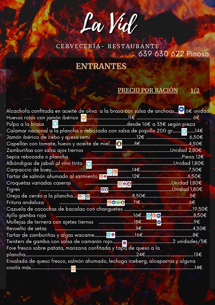 Menu_Restaurante La vid_Pinós el/Pinoso_image_3