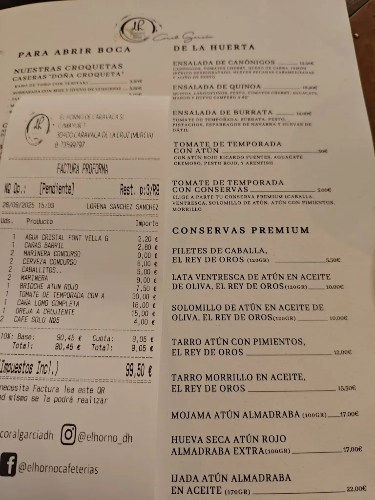 Menu_El Horno_Caravaca_image_2