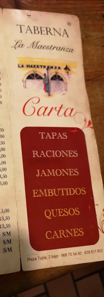 Menu_Taberna La Maestranza_Caravaca_image_2